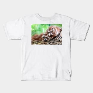 Racoons chatting Kids T-Shirt